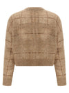 Brunello Cucinelli Sequin Check Sweater