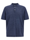 Brunello Cucinelli Linen Cotton Polo Shirt