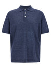 Brunello Cucinelli Linen Cotton Polo Shirt
