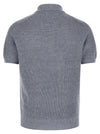 Brunello Cucinelli English Half-ribbed Polo Shirt