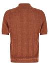 Brunello Cucinelli Wide Ribbed Polo Shirt