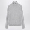Brunello Cucinelli Light grey turtleneck in cashmere blend