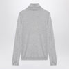 Brunello Cucinelli Light grey turtleneck in cashmere blend