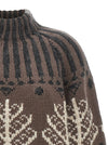 Brunello Cucinelli Brown Nordic Heritage Sweater