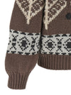 Brunello Cucinelli Brown Nordic Heritage Sweater