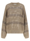 Brunello Cucinelli Dazzling Stripes Sweater