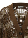 Brunello Cucinelli ‘dazzling Stripes’ Cardigan