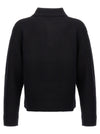 Purple Logo Embroidery Sweater