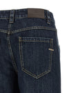 Brunello Cucinelli Shiny Bartack Jeans