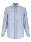 Brunello Cucinelli Striped Linen Shirt