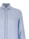 Brunello Cucinelli Striped Linen Shirt