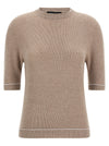 Fabiana Filippi Gauze Platinum Sweater