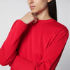 FLORE FLORE Red Maggie Organic Cotton Long-Sleeve Top