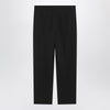 S Max Mara Black slim gabardine trousers