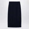Margaux Lönnberg Navy blue wool-blend Marlo skirt