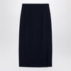 Margaux Lönnberg Navy blue wool-blend Marlo skirt