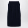 Margaux Lönnberg Navy blue wool-blend Marlo skirt