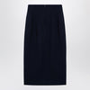 Margaux Lönnberg Navy blue wool-blend Marlo skirt
