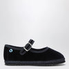 Piedàterre Venezia Blue velvet Mary Jane shoes
