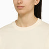 LouLou De Saison Ivory cotton crew-neck jumper