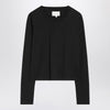 Loulou Studio Black cotton crew-neck T-shirt
