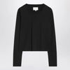 LouLou De Saison Black cotton crew-neck T-shirt