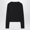 Loulou Studio Black cotton crew-neck T-shirt