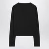 LouLou De Saison Black cotton crew-neck T-shirt