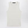 Weekend Max Mara Ivory cotton-blend tank top