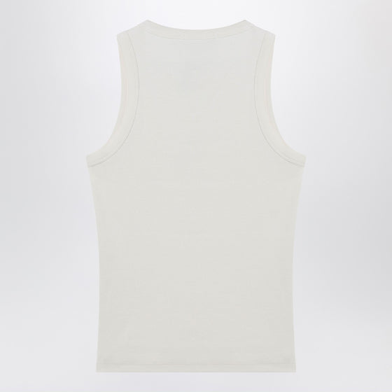Weekend Max Mara Ivory cotton-blend tank top