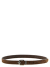 Brunello Cucinelli Inverted Leather Belt