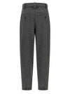 Brunello Cucinelli Grey Loose Cargo Pants