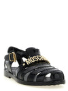 Moschino Jelly Sandals With Lettering Logo