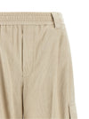Brunello Cucinelli Beige Baggy Cargo Pants