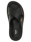 Moschino Leather Sabots With Logo
