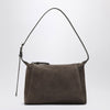 Brunello Cucinelli Brown Suede Bag with Monile