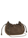 Brunello Cucinelli Bucket Mellow Mini Crossbody Bag