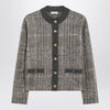 Brunello Cucinelli Jacquard cardigan with Dazzling Check Embroidery