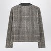 Brunello Cucinelli Jacquard cardigan with Dazzling Check Embroidery