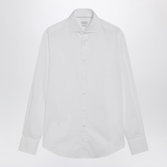 Brunello Cucinelli White cotton shirt