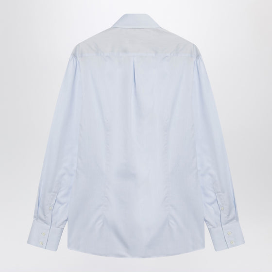 Brunello Cucinelli Light blue cotton shirt