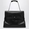 Moschino Large Handbag in Black Leather