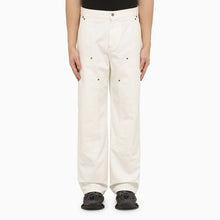  Represent Cream cotton trousers