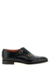 Santoni Axel Buckle Loafers