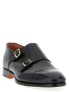 Santoni Axel Buckle Loafers