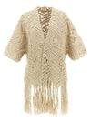 Brunello Cucinelli Opera Dazzling Macramé Cardigan