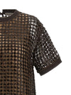 Brunello Cucinelli Sequin Mesh Dress