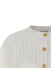 Brunello Cucinelli Dazzling Cable Cardigan