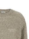 Brunello Cucinelli Dazzling Braids Sweater
