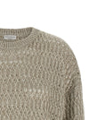 Brunello Cucinelli Dazzling Braids Sweater